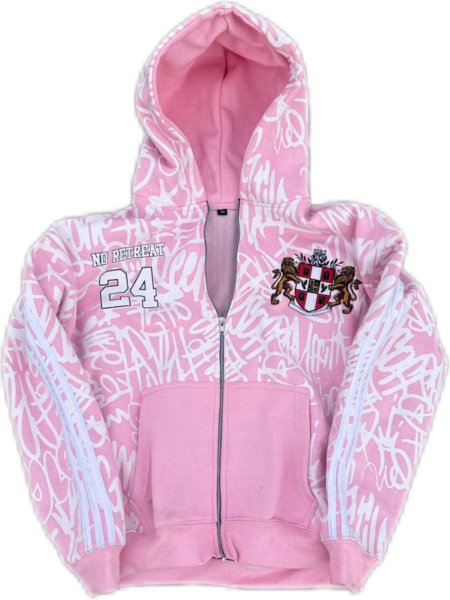 Pink Graffiti Zip Up