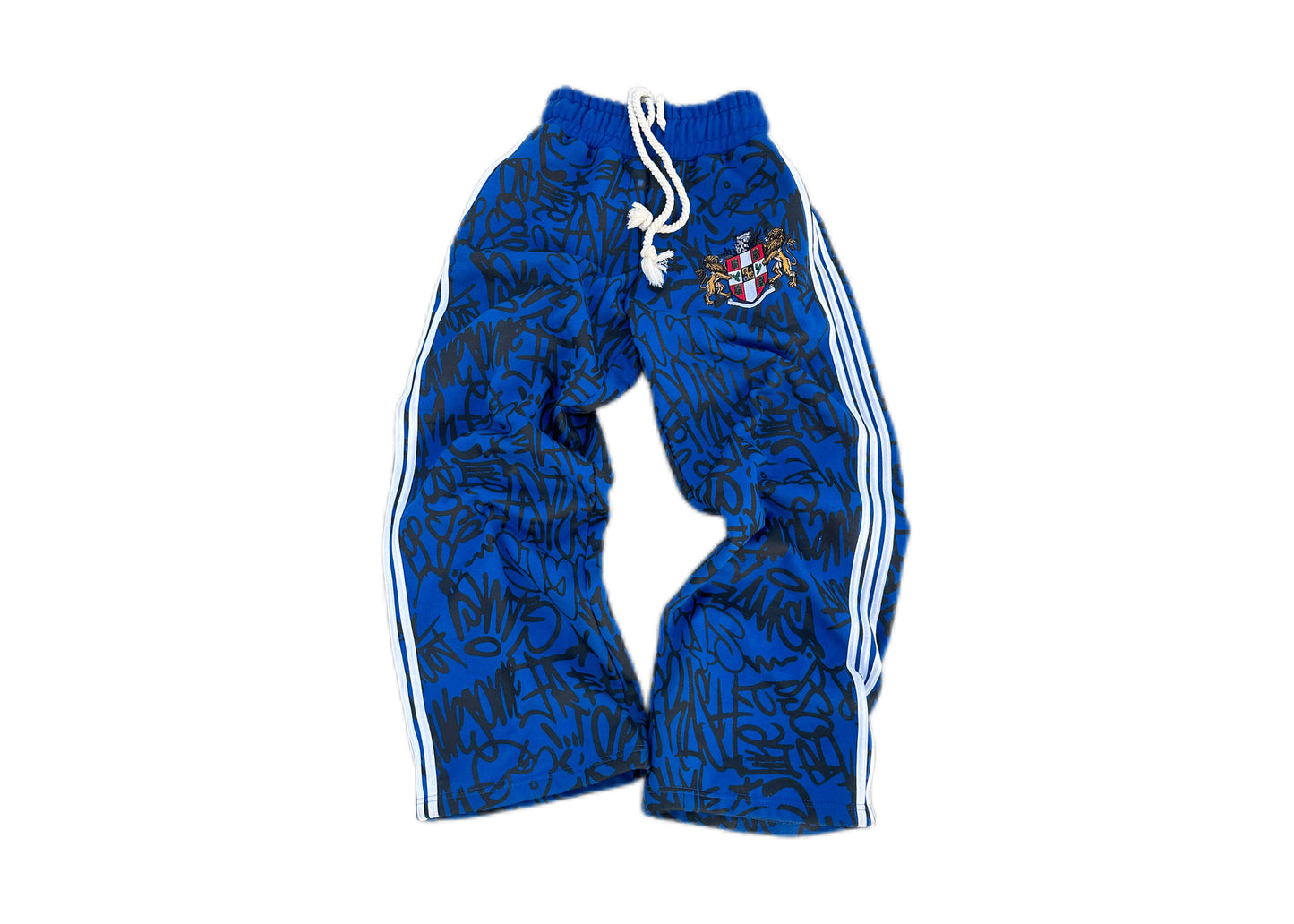 Blue Graffiti Sweats